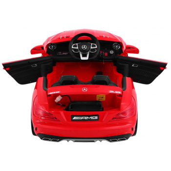 Mercedes AMG SL65 dla dzieci Czerwony + Pilot + Bagażnik + Regulacja siedzenia + MP3 LED + Wolny Start